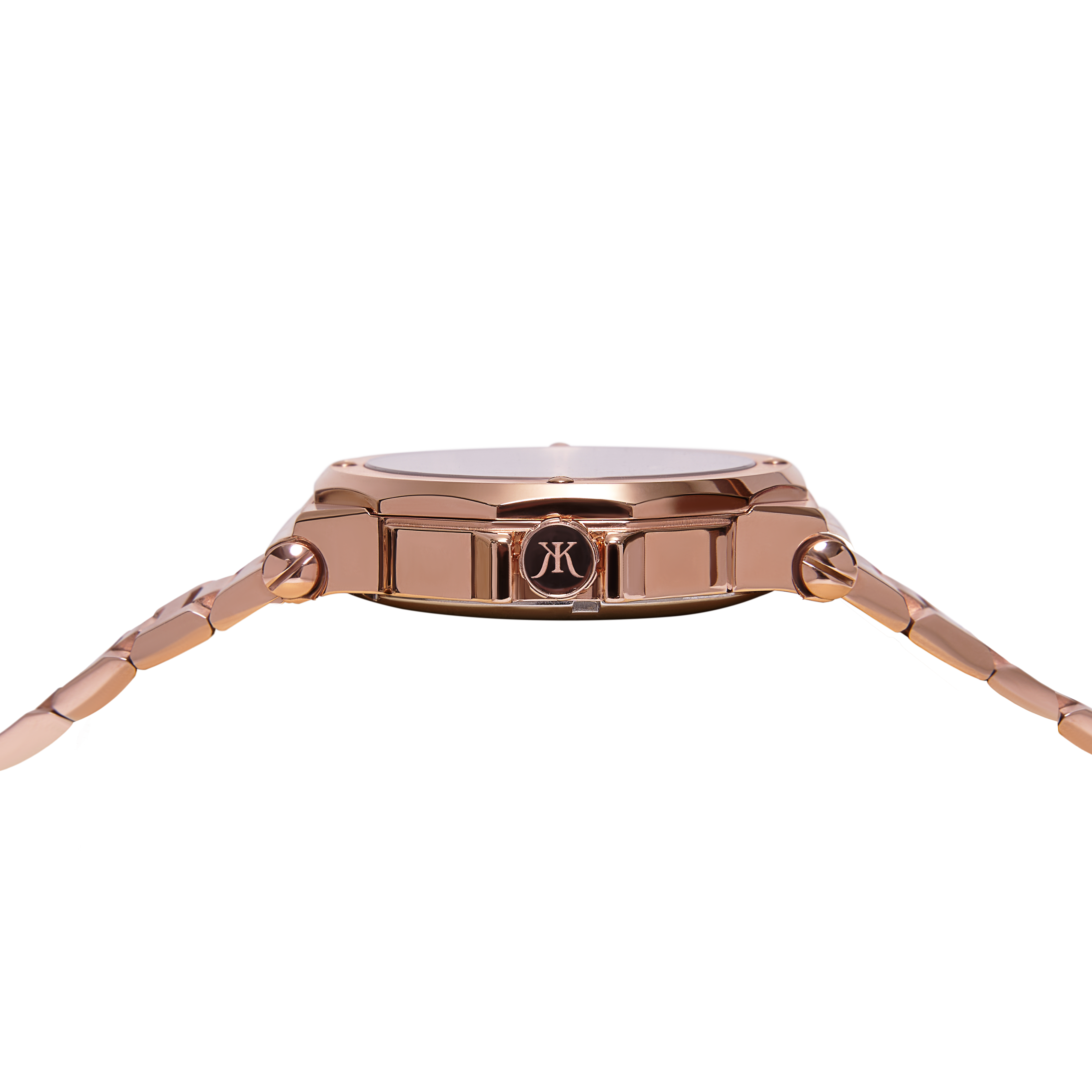 Xander Rose Gold skeleton watch men