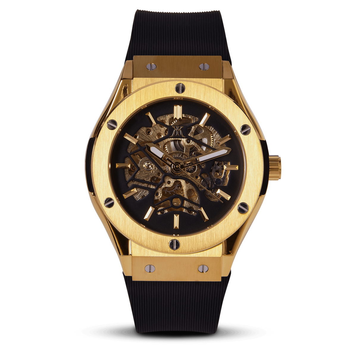 Gunnar Gold Skeleton Watch - Kalon Watches