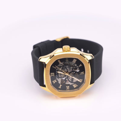 Kairos Gold skeleton watch